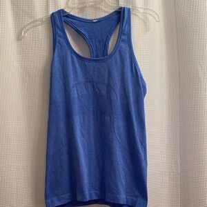 lululemon athletica Royal Blue Racerback Tank Top